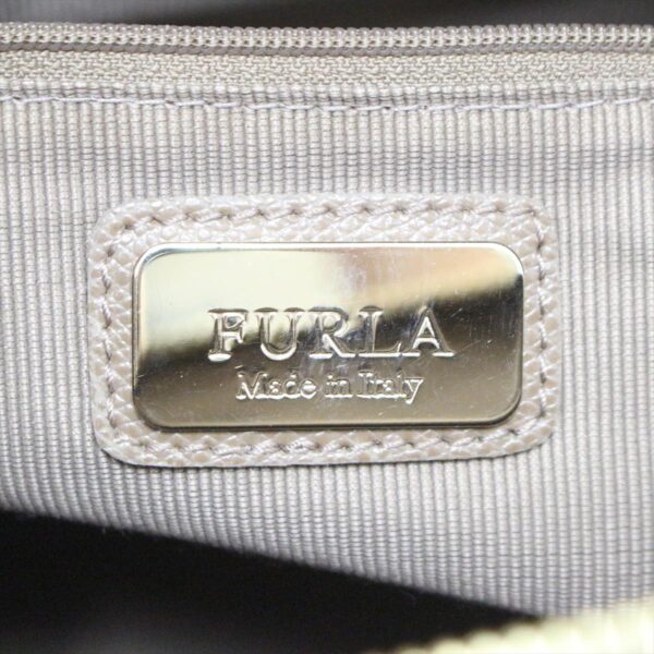 37888117 8 Furla Piper Handbag Leather Yellow Brown