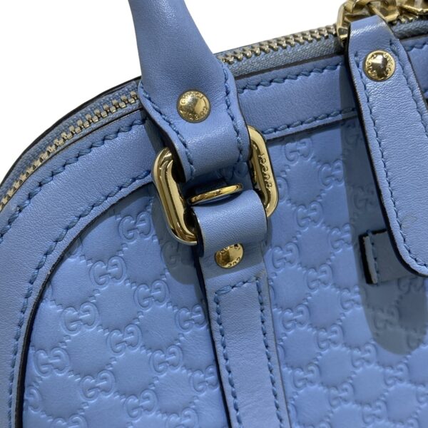 37900915 15 Gucci Micro Guccisima Handbag Leather Light Blue