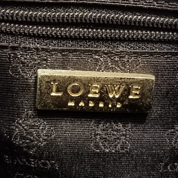 37904997 8 Loewe Handbag Black Leather