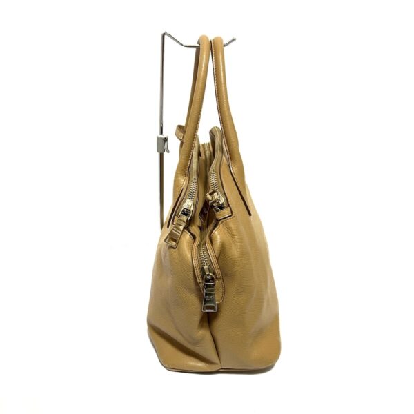 37904998 2 Prada Handbag Leather Beige