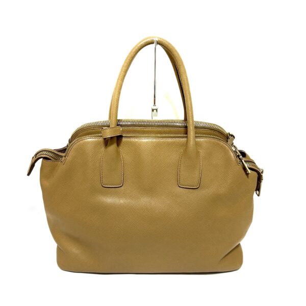 37904998 3 Prada Handbag Leather Beige