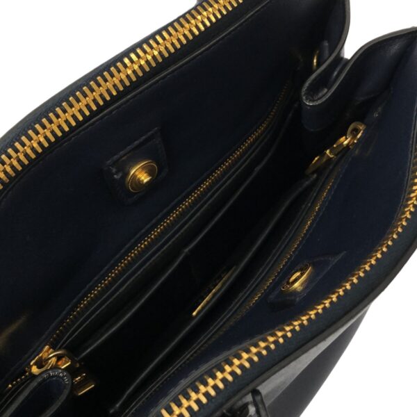 37905840 10 Prada Handbag Soft Calf Dark Navy Black