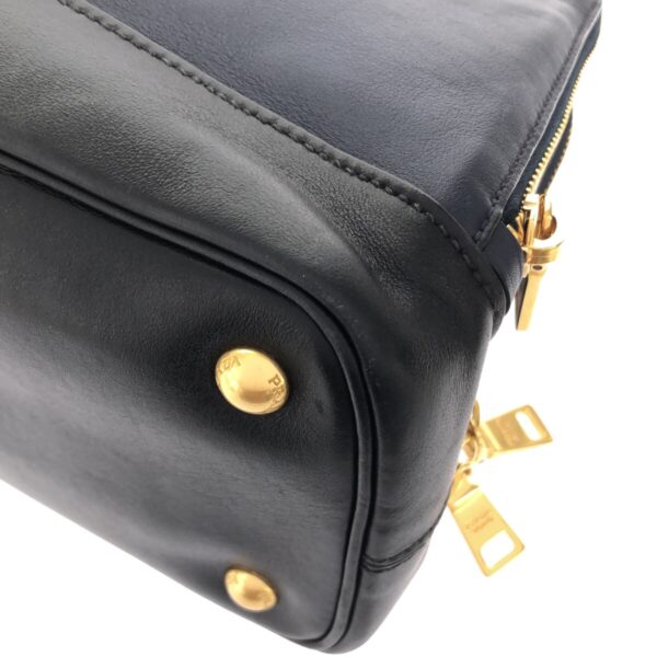 37905840 5 Prada Handbag Soft Calf Dark Navy Black