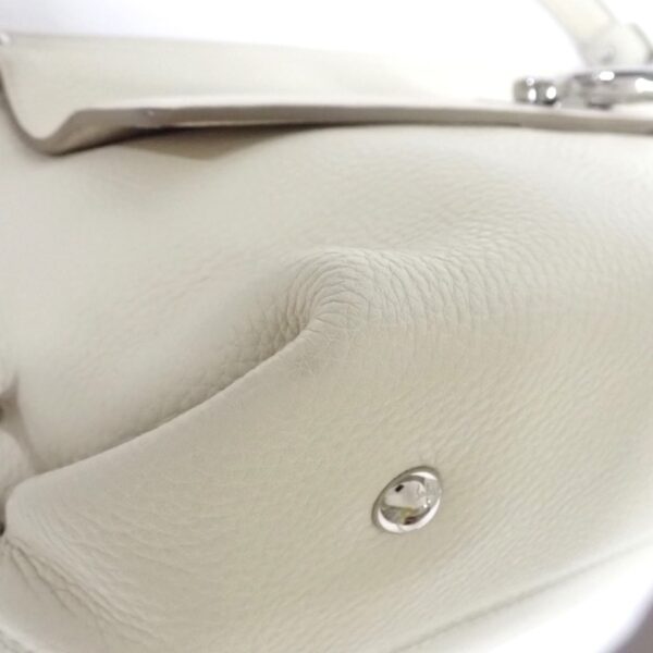 37907295 5 Salvatore Ferragamo Olivia Gancini Shoulder Bag Leather Ivory