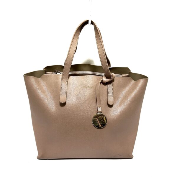 37908476 1 Furla Sally Tote Bag Leather Pink Beige