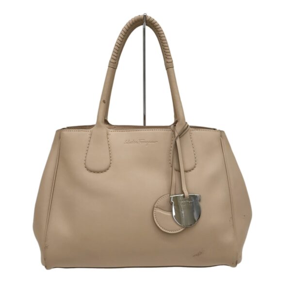 37911999 1 Salvatore Ferragamo Nolita Tote Bag Leather Beige