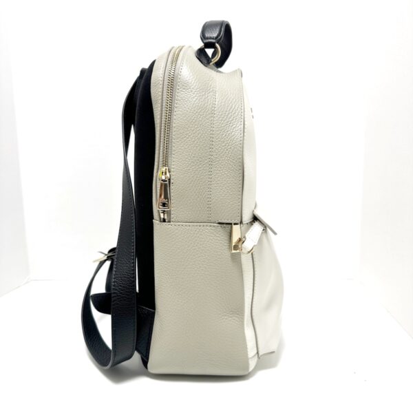 37912165 2 Furla Primula Favola Backpack Rucksack Leather White Gray Beige Black