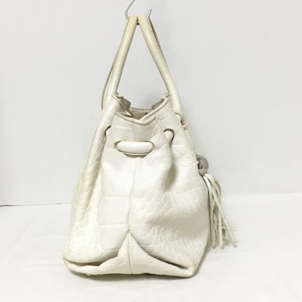 37913128 2 Furla Tote Bag Embossed Leather White