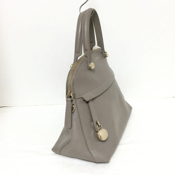 37920430 2 Furla Piper Handbag Leather Gray Beige