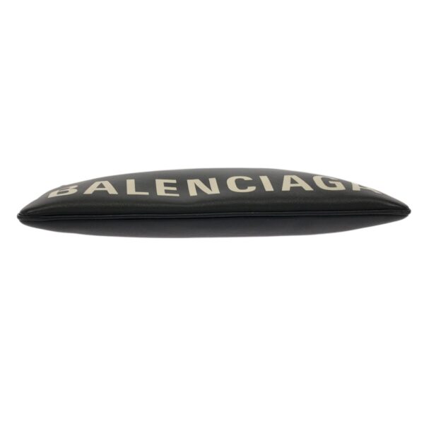 37924629 4 Balenciaga Clutch Bag Leather Black White