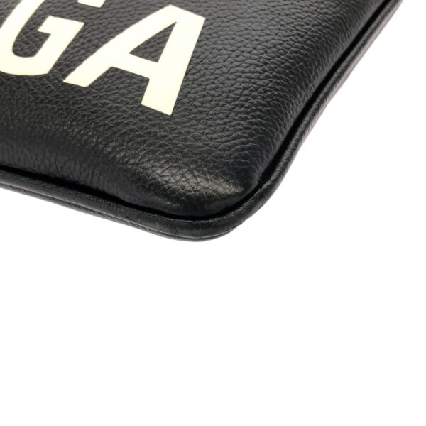 37924629 5 Balenciaga Clutch Bag Leather Black White