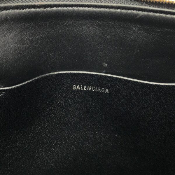 37924629 7 Balenciaga Clutch Bag Leather Black White