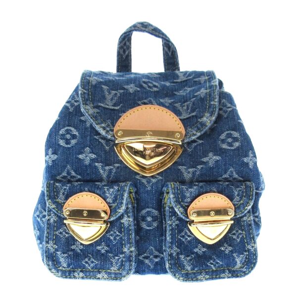 37925744 1 Louis Vuitton Venice Rucksack Denim Blue