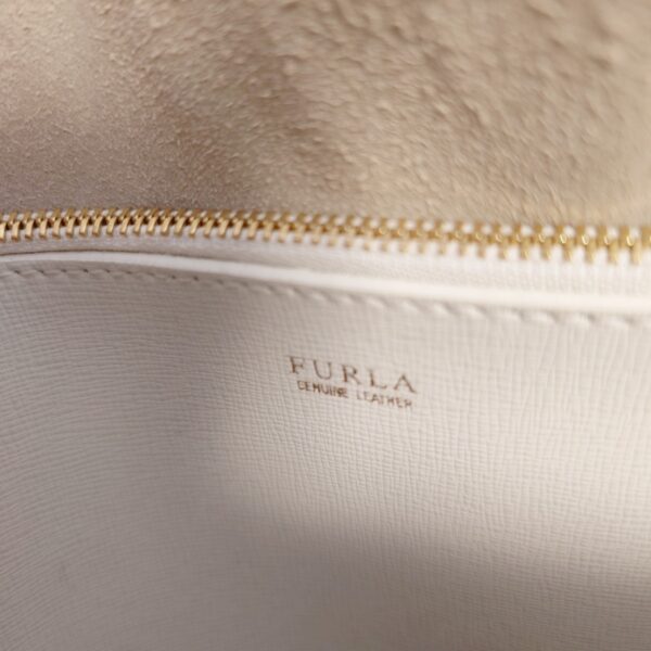 37926403 8 Furla Stacy Handbag Drawstring Leather White