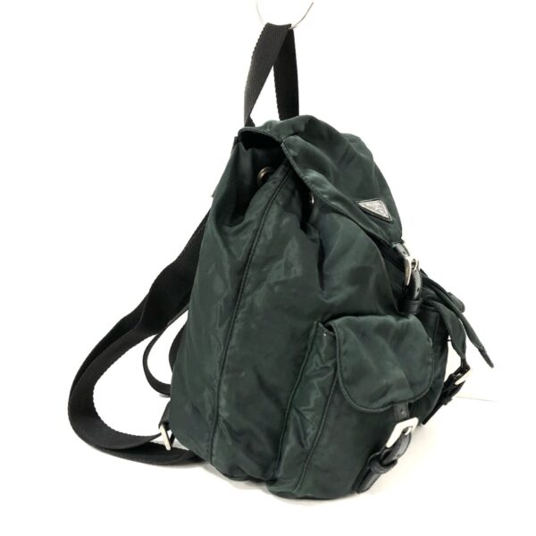 37926456 2 Prada Rucksack Drawstring Type Leather Green Navy