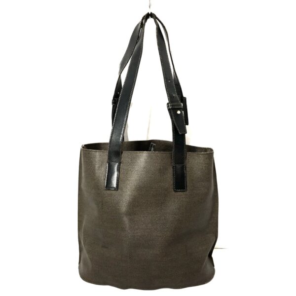 37926457 3 Fendi Tote Bag Leather Gray Beige Black