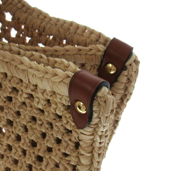 37927526 13 Louis Vuitton On the Go MM Tote Bag Natural Raffia Tan