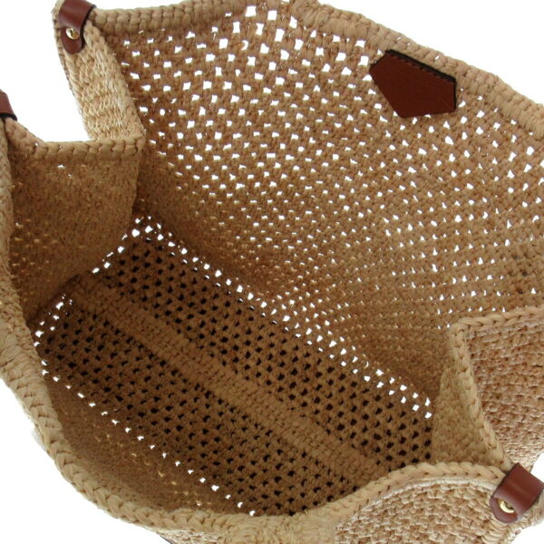 37927526 6 Louis Vuitton On the Go MM Tote Bag Natural Raffia Tan