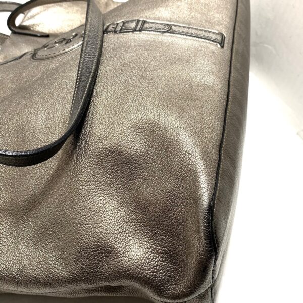 37927999 9 Loewe Tote Bag Gray Black Leather