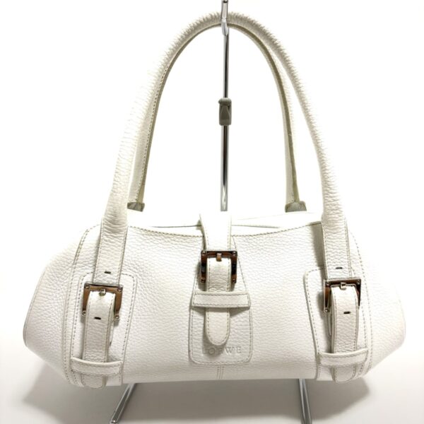 37930247 1 Loewe Handbag White Leather