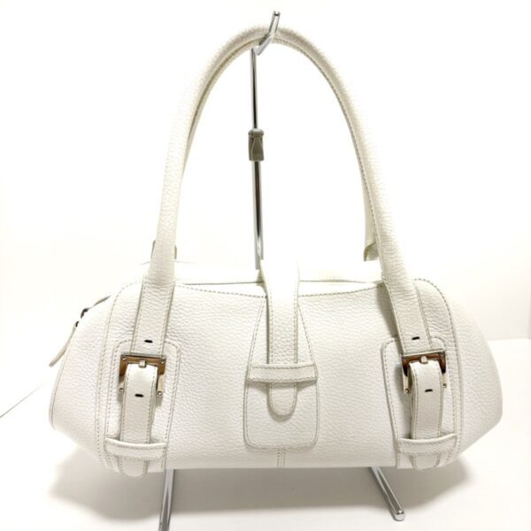 37930247 3 Loewe Handbag White Leather