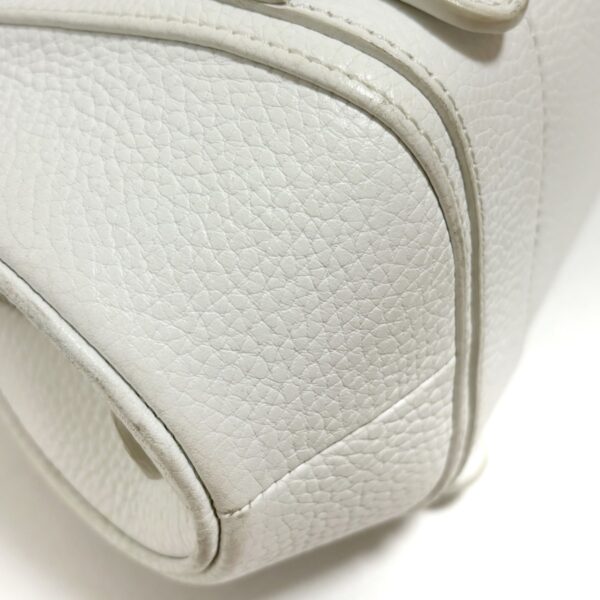 37930247 5 Loewe Handbag White Leather