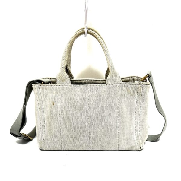 37932635 3 Prada Canapa Tote Bag Canvas White