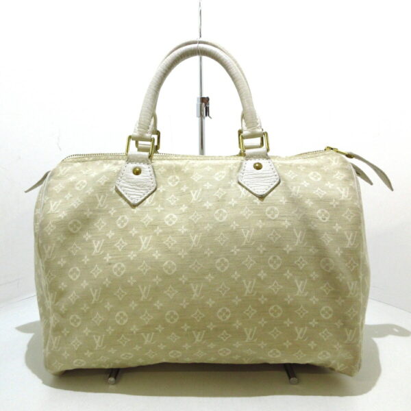 37932692 1 Louis Vuitton Speedy 30 Handbag Cotton Linen Dune