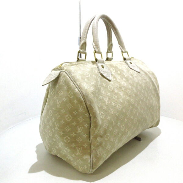 37932692 2 Louis Vuitton Speedy 30 Handbag Cotton Linen Dune