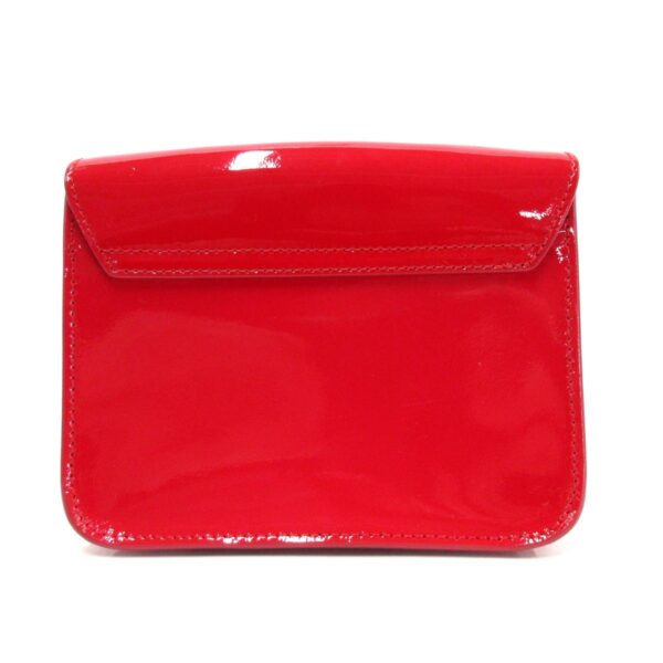 37939925 3 Furla Metropolis Shoulder Bag Chain Shoulder Enamel Red