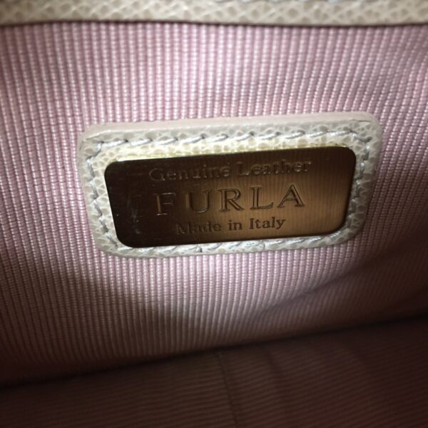 37939928 8 Furla Metropolis Shoulder Bag Chain Shoulder Flap Removable Leather Pink Beige