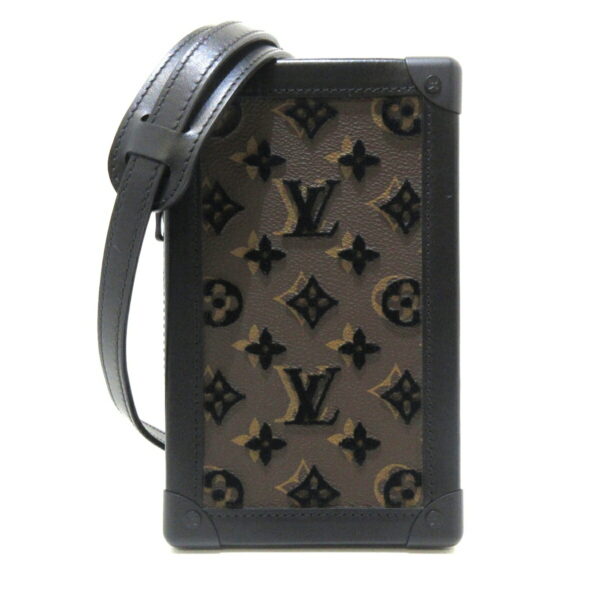 37940052 1 Louis Vuitton Vertical Soft Trunk Shoulder Bag Monogram Canvas Noir