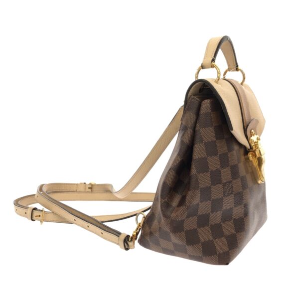 37940053 2 Louis Vuitton Clapton Backpack Rucksack Damier Canvas Crème