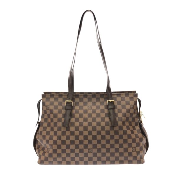 37940054 3 Louis Vuitton Chelsea Shoulder Bag Damier Canvas Ebene