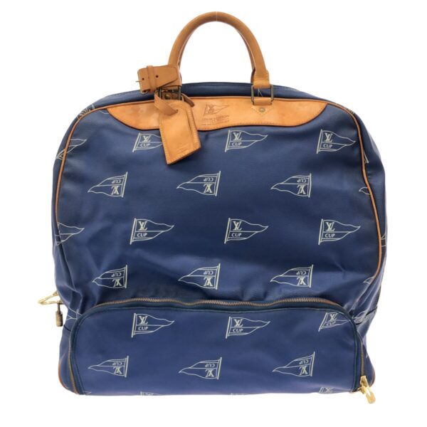 37940073 1 Louis Vuitton Evasion Bag Leather San Diego Blue