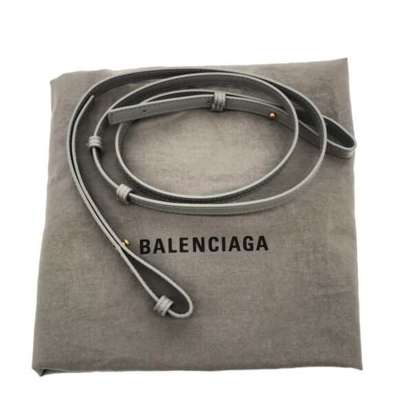 37941591 11 Balenciaga Small Tote Bag Canvas Leather Gray