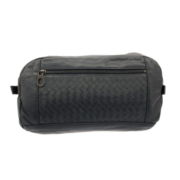 37941601 1 Bottega Veneta Intrecciato Waist Pouch Leather Dark Navy