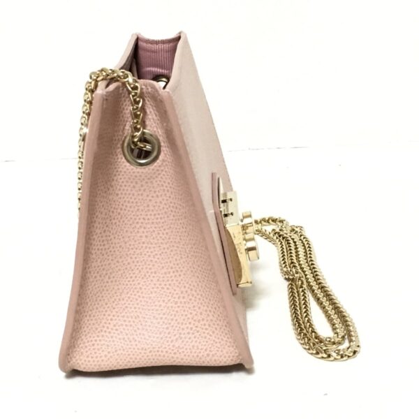 37942045 2 Furla Metropolis Shoulder Bag Chain Shoulder Leather Pink Beige