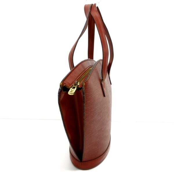 37942082 2 Louis Vuitton Saint Jacques Handbag Leather Kenyan Brown