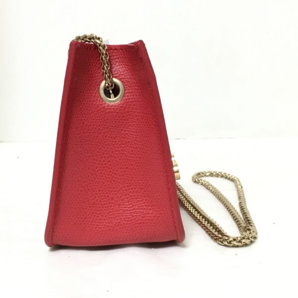 37942880 2 Furla Metropolis Shoulder Bag Chain Shoulder Leather Red