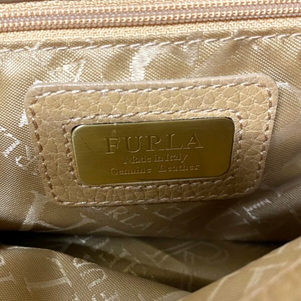 37951724 11 Furla Handbag Leather Suede Beige