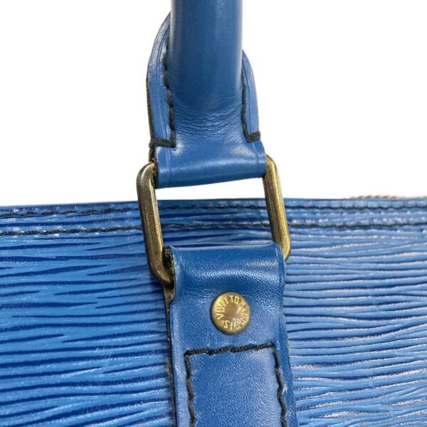 37953045 15 Louis Vuitton Keepall 45 Bag Leather Toledo Blue