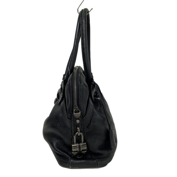 37953346 2 Salvatore Ferragamo Gancini Handbag Leather Black