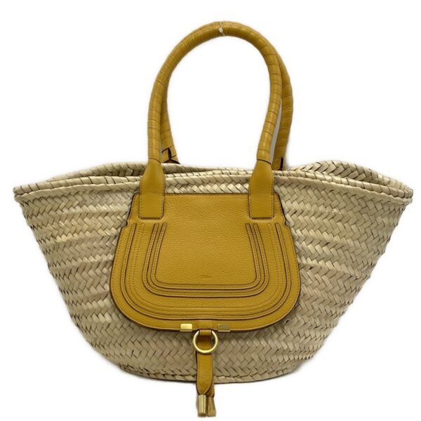 37953442 1 Chloe Mercy Basket Bag Beige Brown