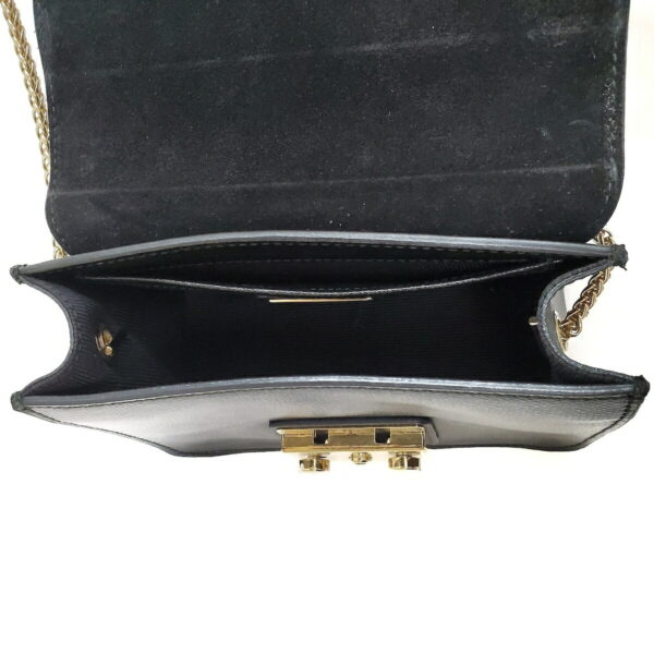 37954820 7 Furla Metropolis Shoulder Bag Chain Shoulder Leather Black