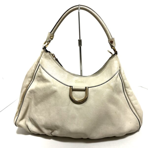 37957196 1 Gucci Abbey Handbag Leather Ivory