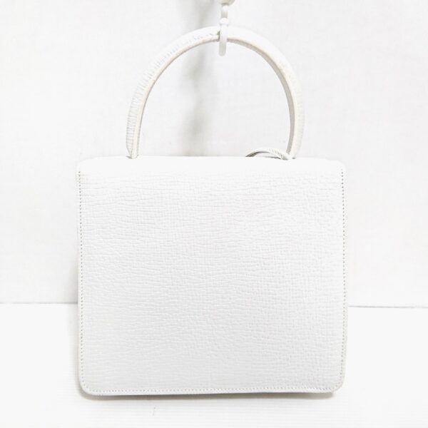 37957212 3 Loewe Barcelona Handbag White Leather