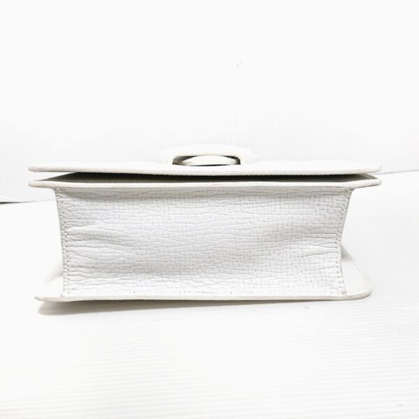 37957212 4 Loewe Barcelona Handbag White Leather