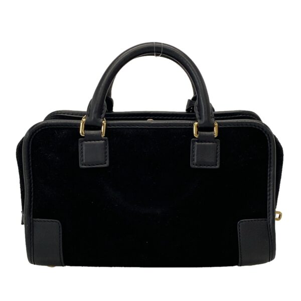 37959007 3 Loewe Amazona 23 Handbag Leather Black