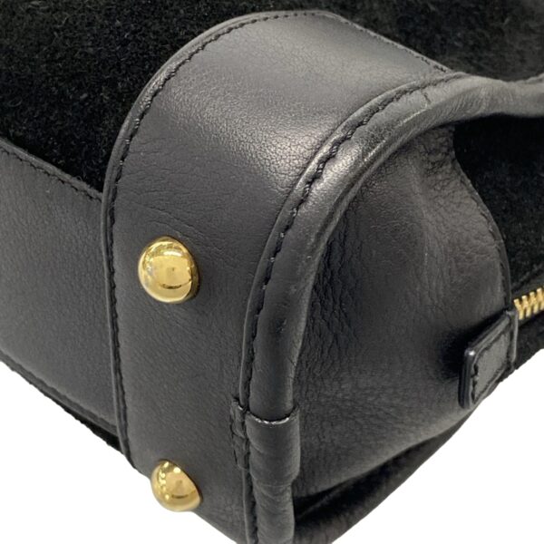 37959007 6 Loewe Amazona 23 Handbag Leather Black